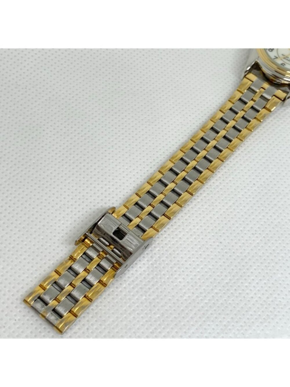 Vintage Advance watch-it women’s quartz watch two tone 23mm adjustable running - Picture 5 of 8